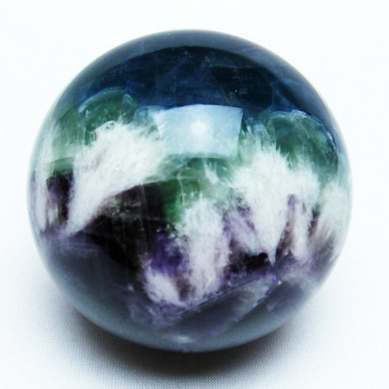 エンジェルフェザー フローライト丸玉76mm[T540-2294]