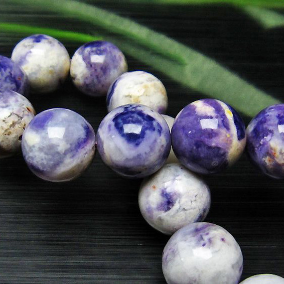 アメリカ　ユタ州産ティファニーストーンブレスレット14mm[T544-1967]