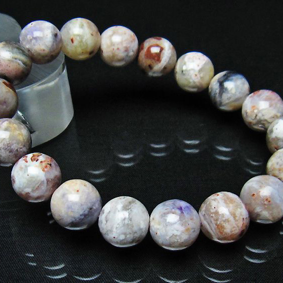 アメリカ ユタ州産ティファニーストーンブレスレット12mm[T544-2811]