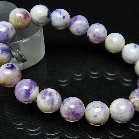 アメリカ ユタ州産ティファニーストーンブレスレット11mm[T544-2897]