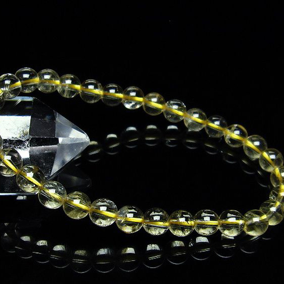 シトリンブレスレット6mm[T55-9713]