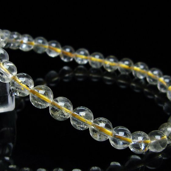 パワーストーン 天然石 シトリンブレスレット 6mm [T55-9827]