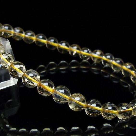 シトリンブレスレット6mm[T55-9958]
