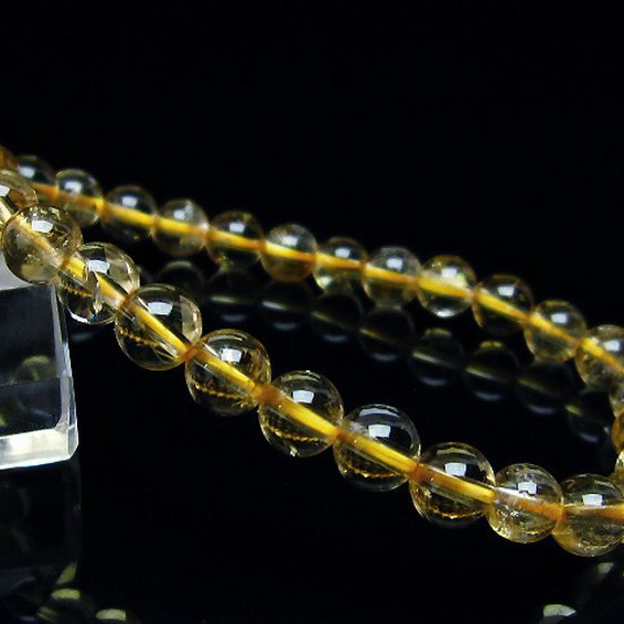 シトリンブレスレット6mm[T55-9977]