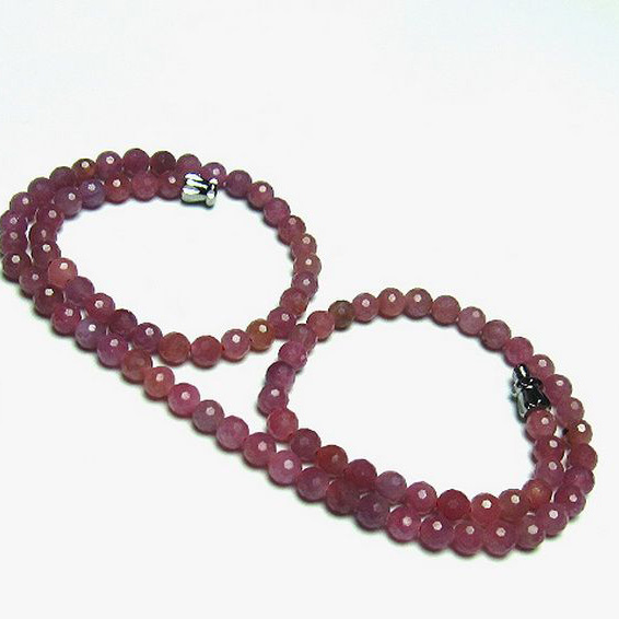 ルビーネックレス5mm[T561-1816]