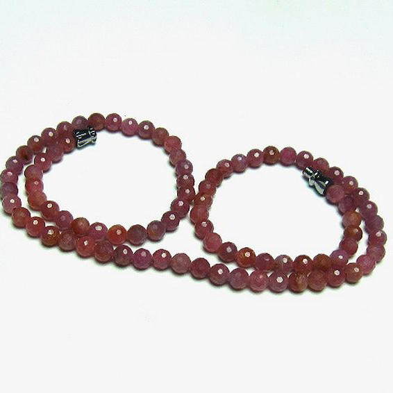 ルビーネックレス5mm[T561-1825]