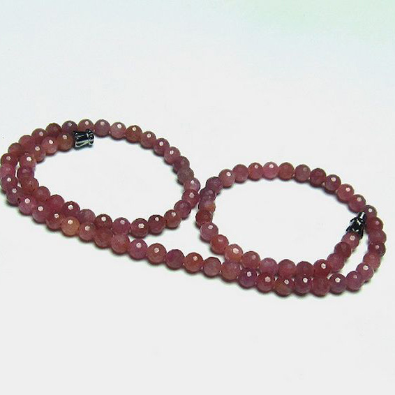 ルビーネックレス5mm[T561-1838]