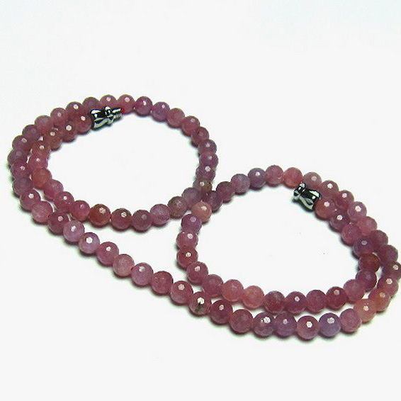 ルビーネックレス5mm[T561-1854]