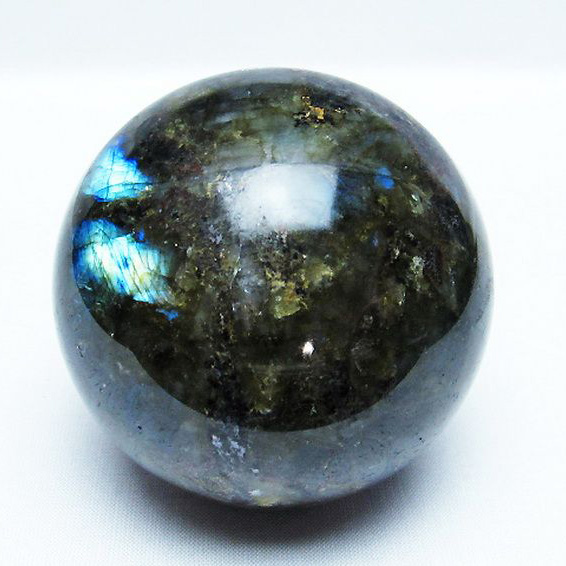 ラブラドライト丸玉73mm[T571-4269]