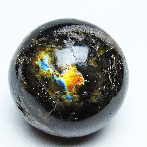 ラブラドライト丸玉 55mm [T571-4565]