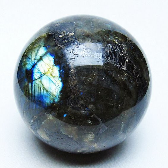 ラブラドライト丸玉 72mm [t571-5256]