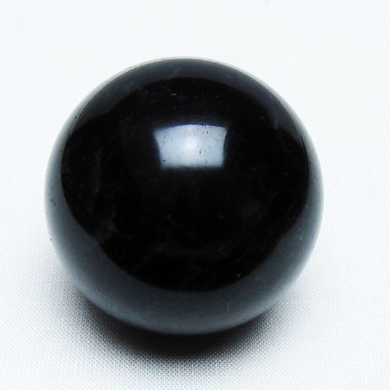 モリオン 純天然 黒水晶 丸玉 43mm [T572-10384]