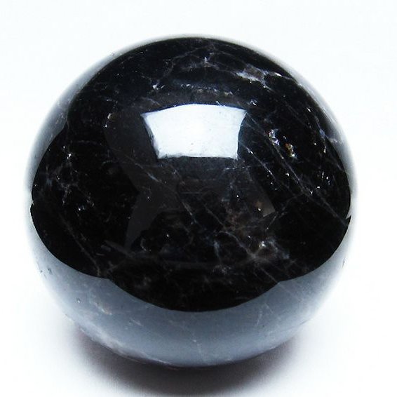 3.1Kgモリオン 純天然 黒水晶 丸玉 137mm [T572-9407]