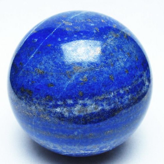 ラピスラズリ丸玉 78mm [t574-4326]