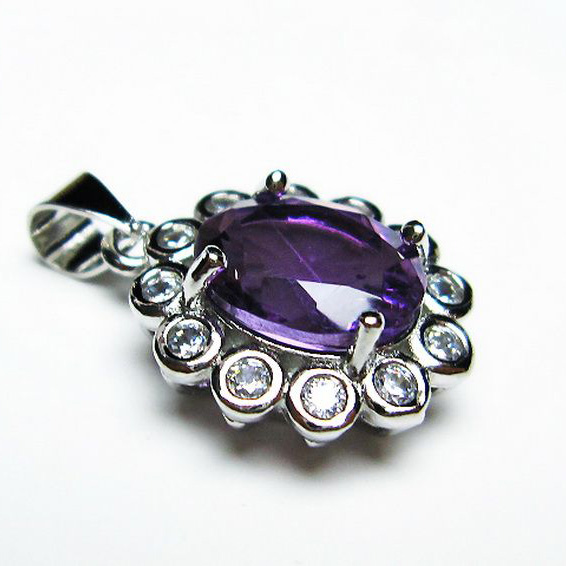 アメジストペンダント[T576-2135]