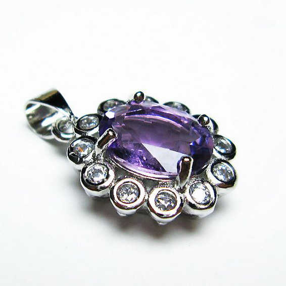 アメジストペンダント[T576-2136]