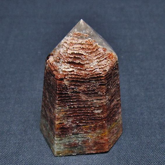 ガーデン水晶ファントム六角柱[T577-4475]