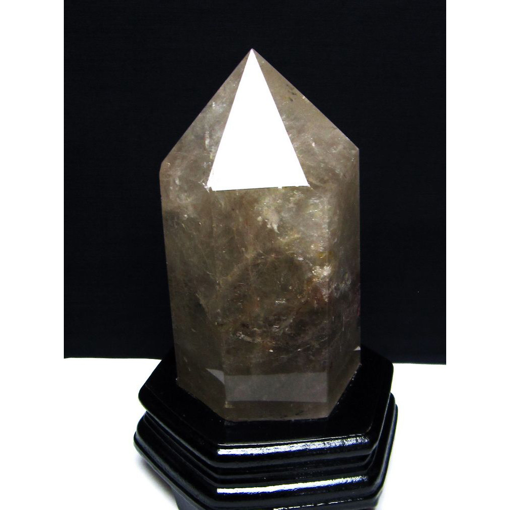 1.6Kg虹入りライトニング水晶六角柱[T581-5592]