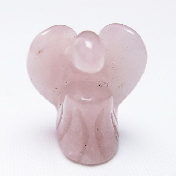 ローズクォーツ天使置物[T585-2026]