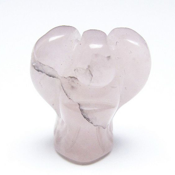 ローズクォーツ天使置物[T585-2207]