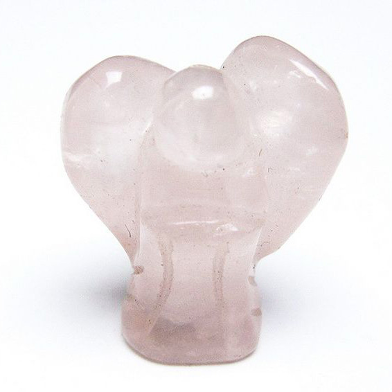 ローズクォーツ天使置物[T585-2236]