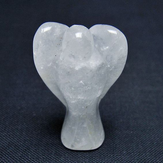 ヒマラヤ水晶天使置物[T585-2606]