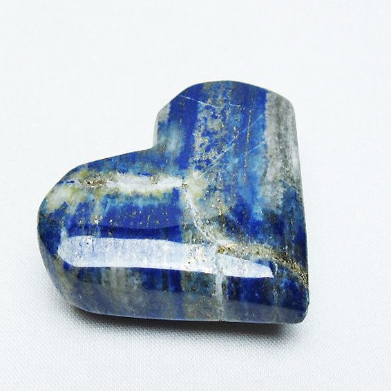 ラピスラズリ ハート 置物[T593-1352]