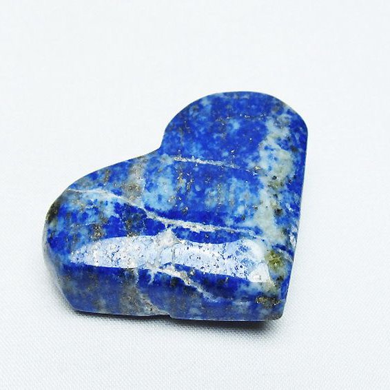 ラピスラズリ ハート 置物[T593-1392]