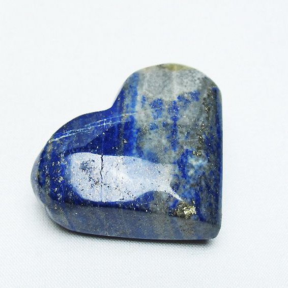 ラピスラズリ ハート 置物[T593-1401]