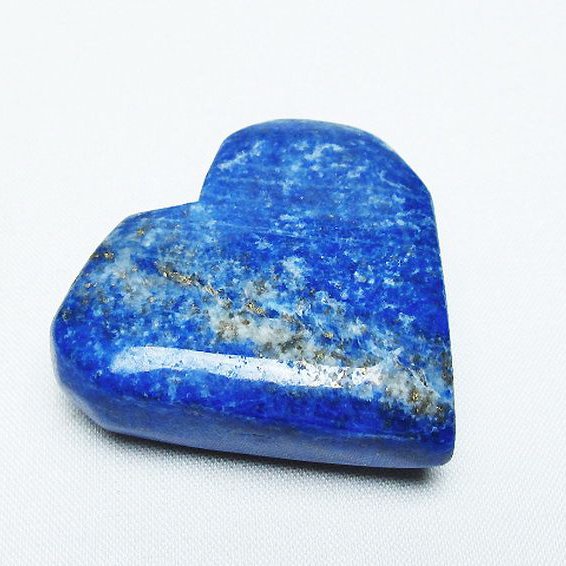 ラピスラズリ ハート 置物[T593-1432]