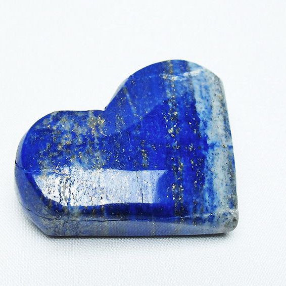 ラピスラズリ ハート 置物[T593-1438]