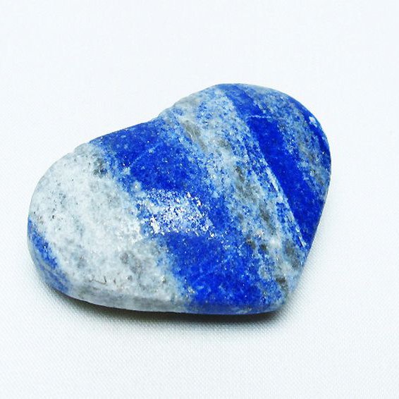 ラピスラズリ ハート 置物[T593-995]