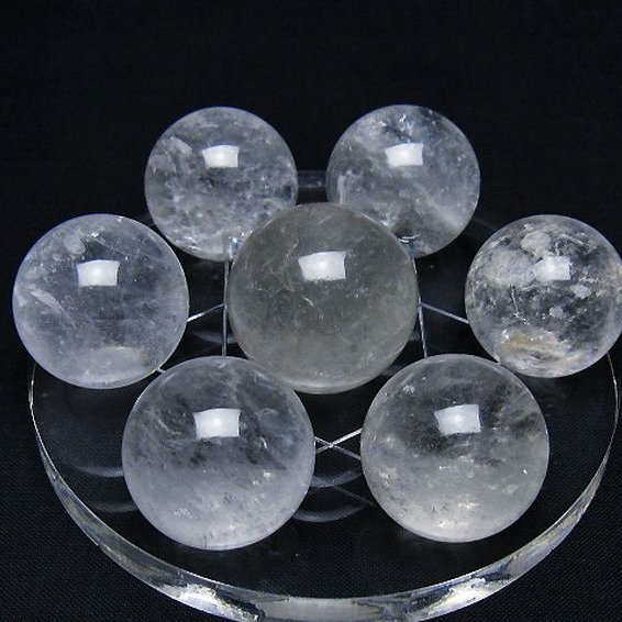 ヒマラヤ水晶丸玉七星陣 26mm [T602-2564]