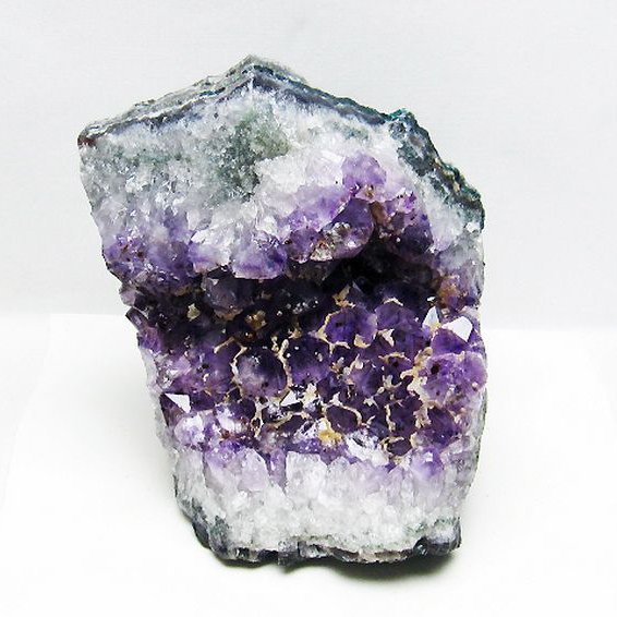 1.5Kgウルグアイ産カルサイトアメジストクラスター[T603-9630]