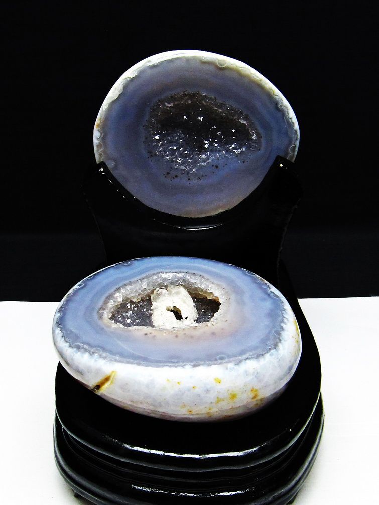 ペア水晶トレジャーメノウ[T604-7747]