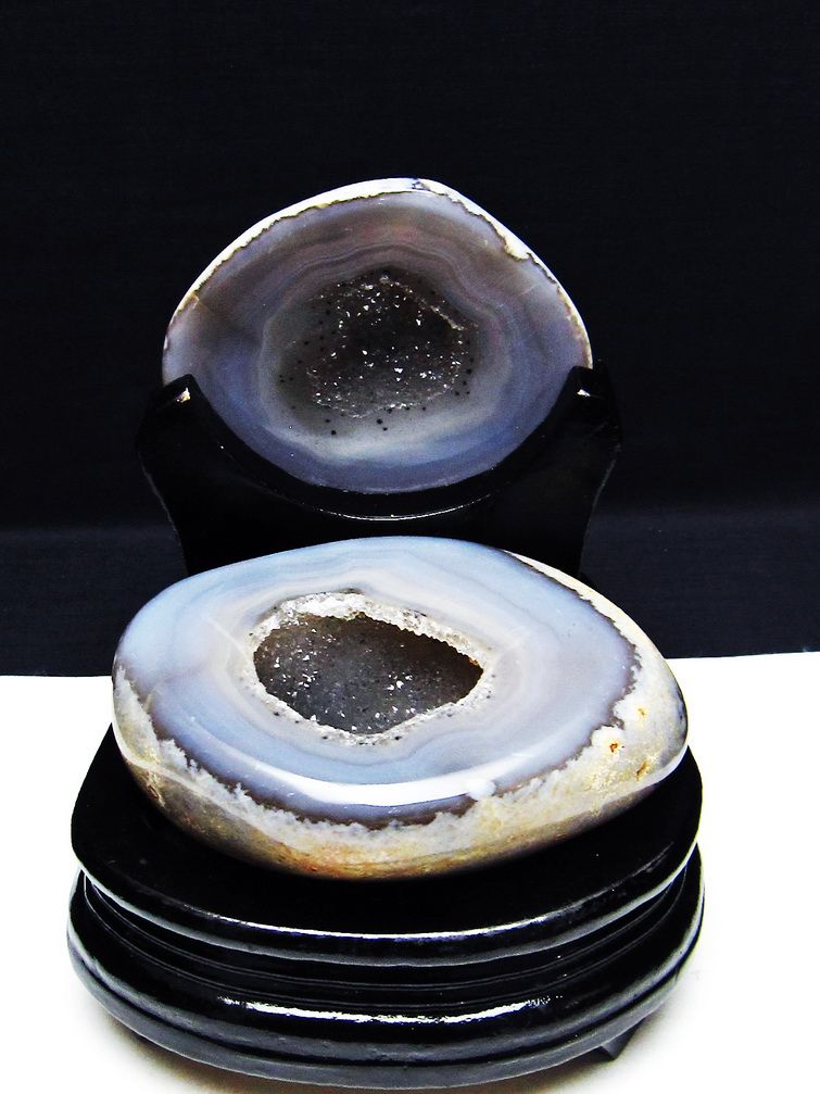 ペア水晶トレジャーメノウ[T604-7750]