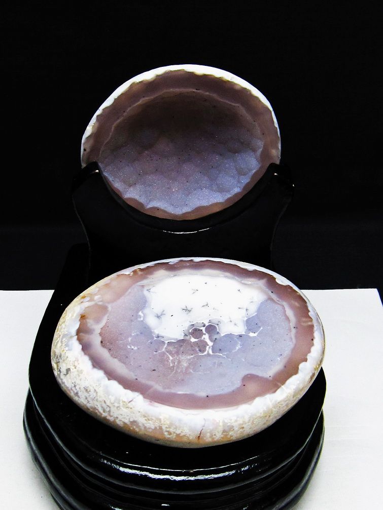 ペア水晶トレジャーメノウ[T604-7769]