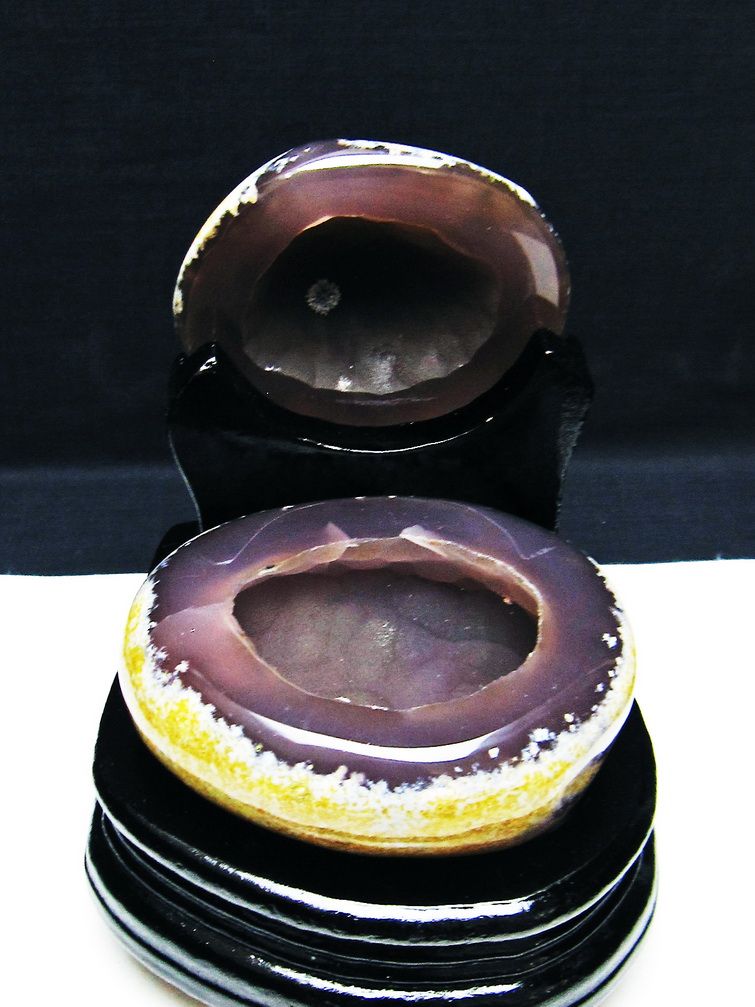 ペア水晶トレジャーメノウ[T604-7776]