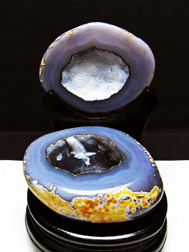 ペア水晶トレジャーメノウ[T604-7782]