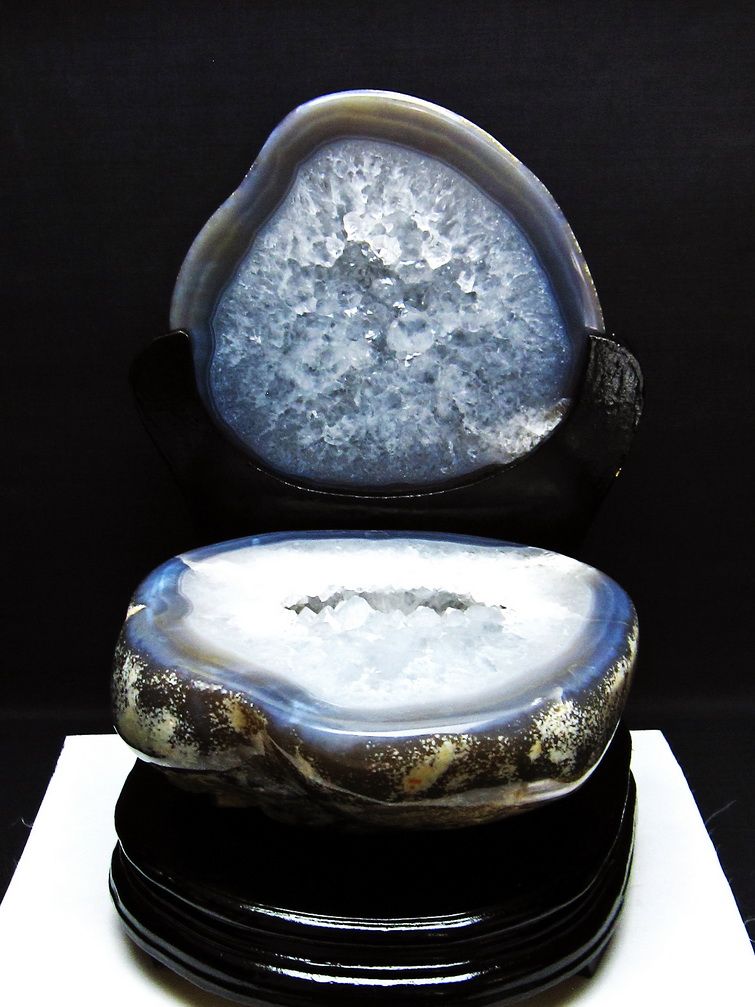 5.9Kgペア水晶トレジャーメノウ [t604-7886]