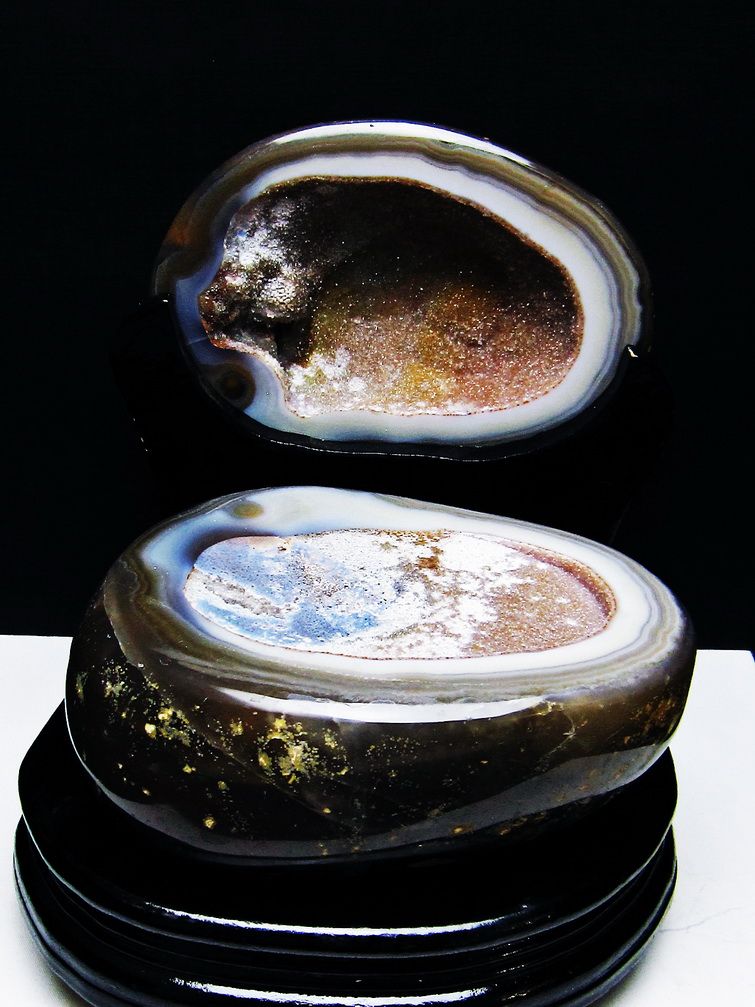 2.7Kgペア水晶トレジャーメノウ [t604-7910]