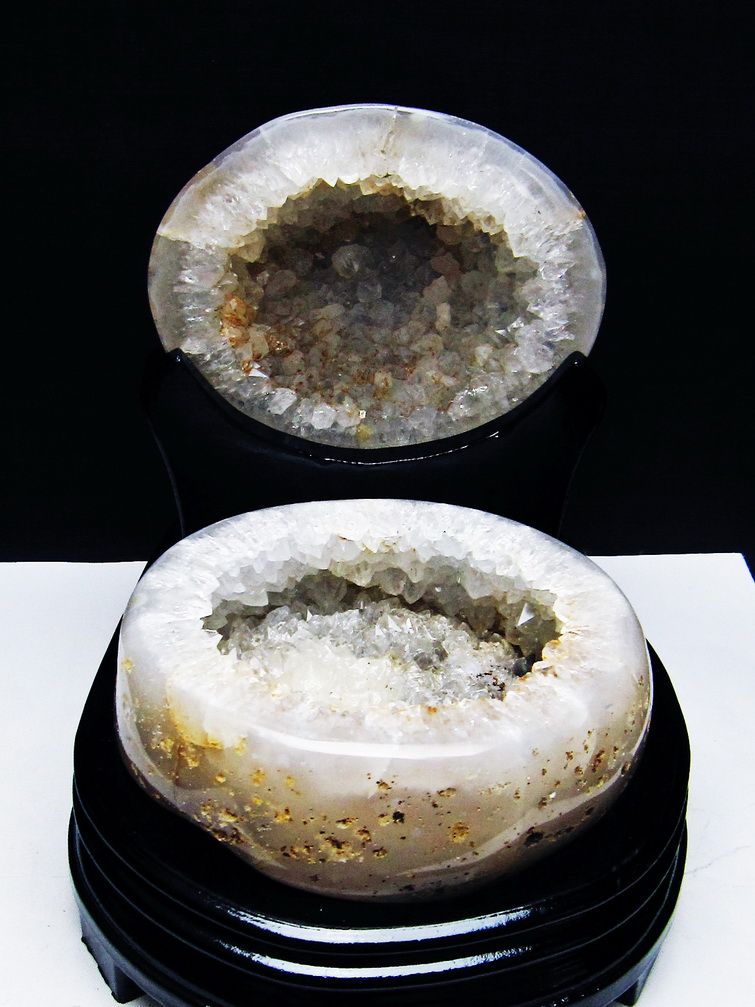 1.2Kgペア水晶トレジャーメノウ [t604-7957]