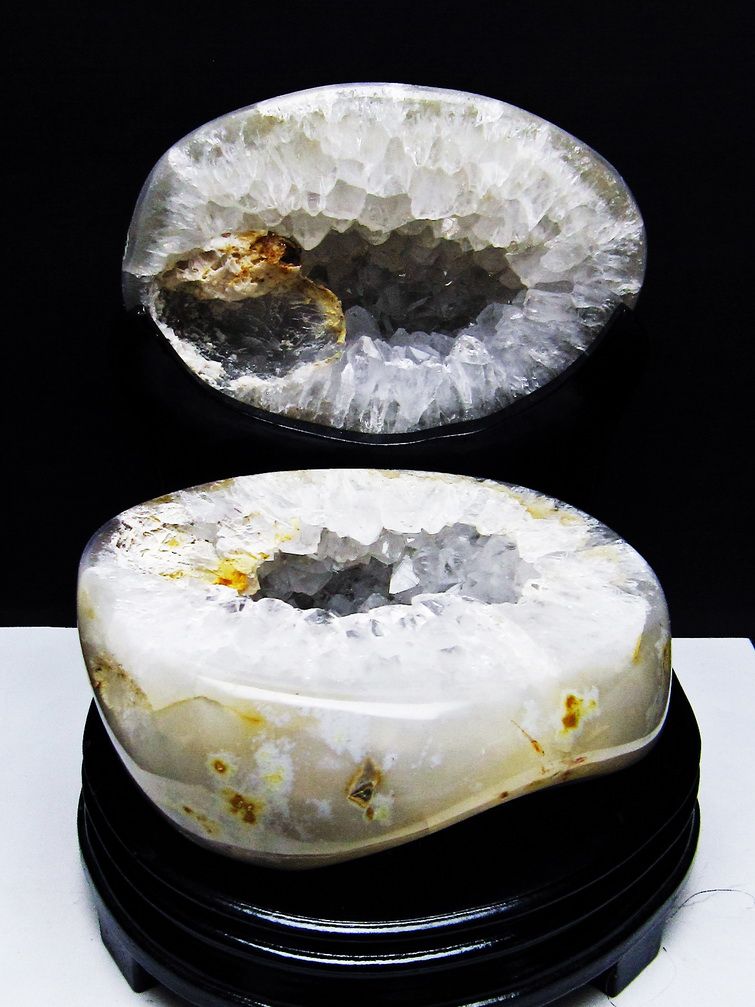 3.1Kgペア水晶トレジャーメノウ [t604-7972]