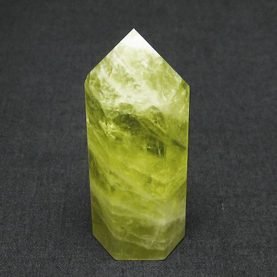 シトリン水晶六角柱[T61-12386]