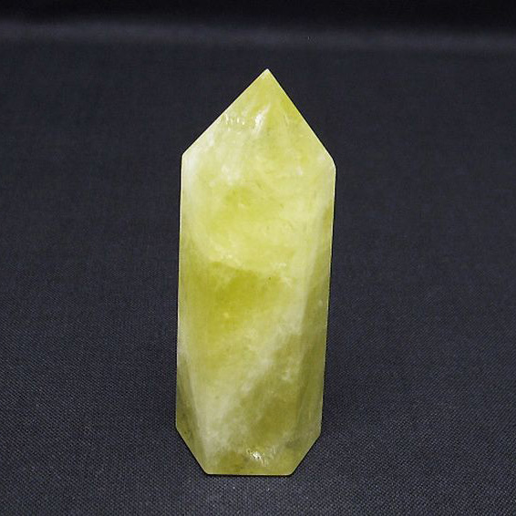 シトリン水晶六角柱[T61-12598]