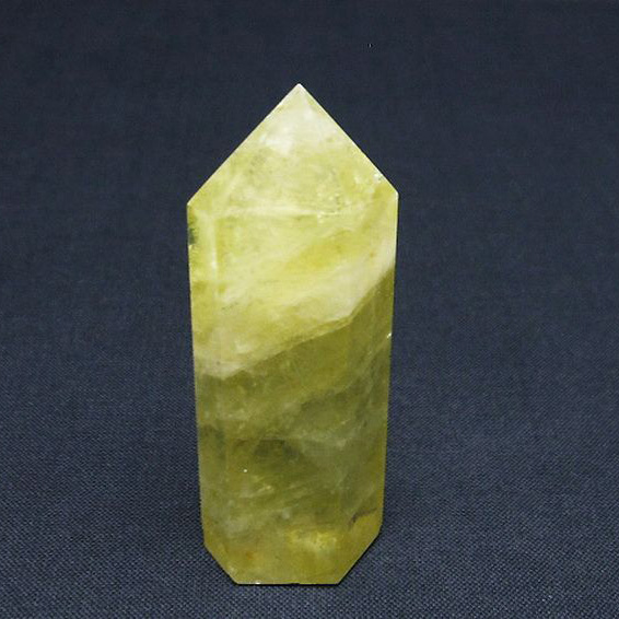 シトリン水晶六角柱[T61-12665]