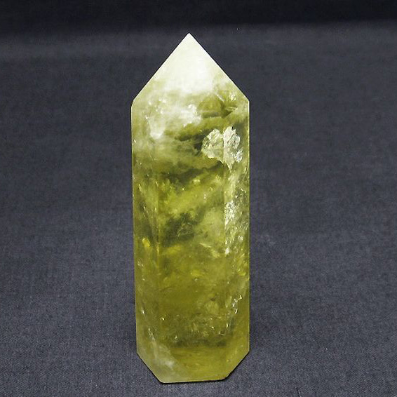 シトリン水晶六角柱[T61-12856]