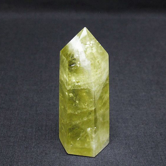 パワーストーン 天然石 シトリン水晶六角柱[T61-12998]