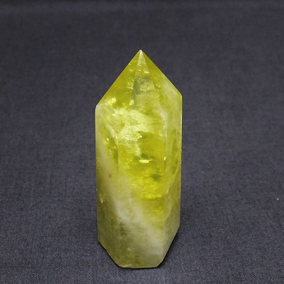 パワーストーン 天然石 シトリン水晶六角柱[T61-13003]