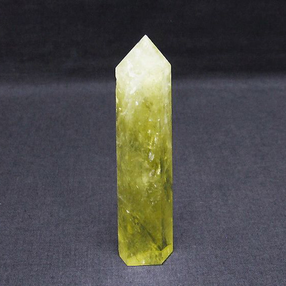 パワーストーン 天然石 シトリン水晶六角柱[T61-13060]